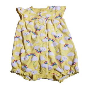 carters rainbow romper 6-9 months